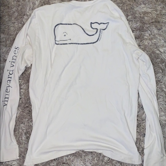 Long sleeve white vineyard vines shirt - Picture 2 of 3